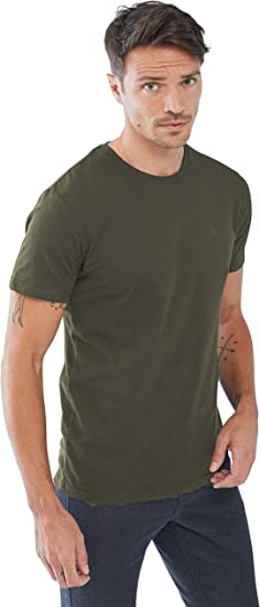 BORIS BECKER Men's Basic T-Shirt Regular Fit Cotton Crew Neck Benton