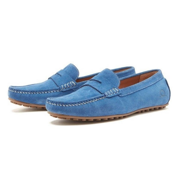 CHATHAM Parker Driving Moccasin Shoe Admiral Blue