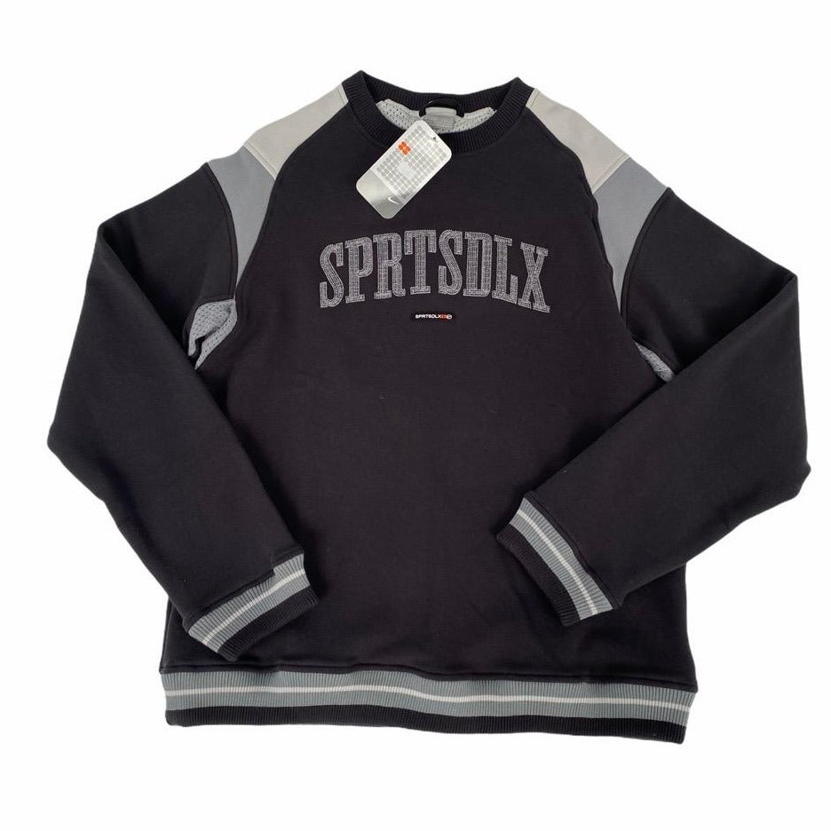 Retro Nike SPRTSDLX Black Crew Neck Sweatshirt - Not In Your Wardrobe™ - [Vendor]