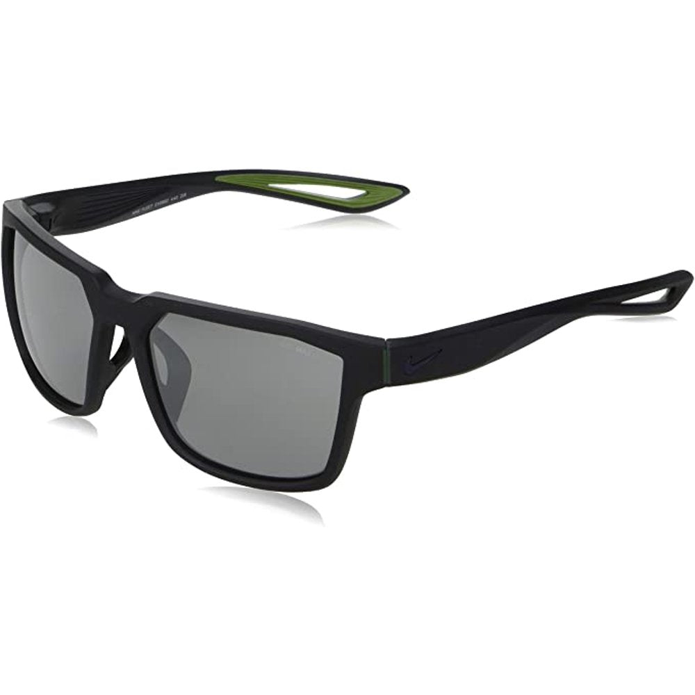 Nike Fleet Men's Unisex Sport Sunglasses, Black/Green