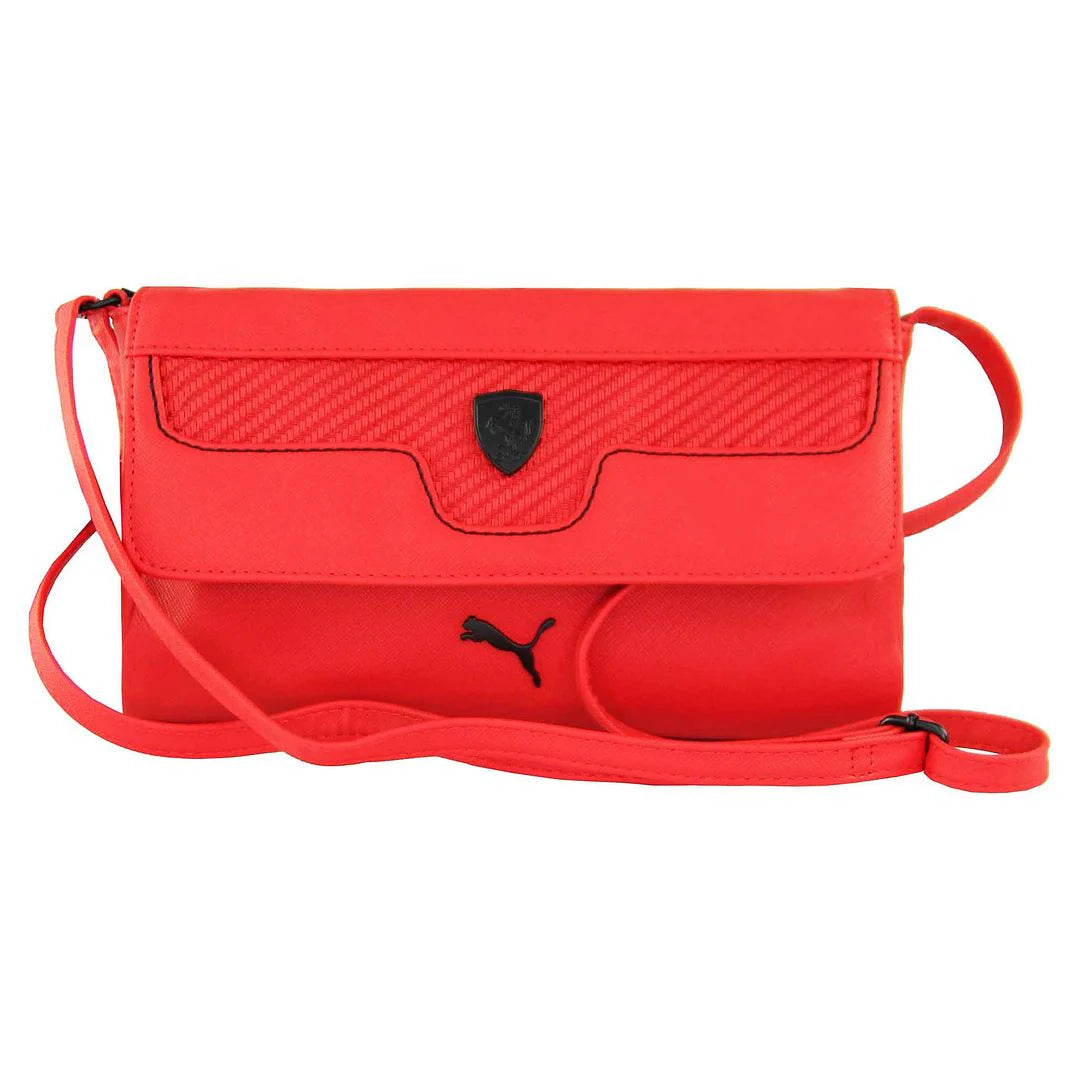 Puma Scuderia Ferrari Lifestyle Womens Red Small Satchel Bag