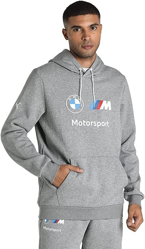 PUMA Men's BMW MMS Ess Fleece Hoodie Sweatshirt