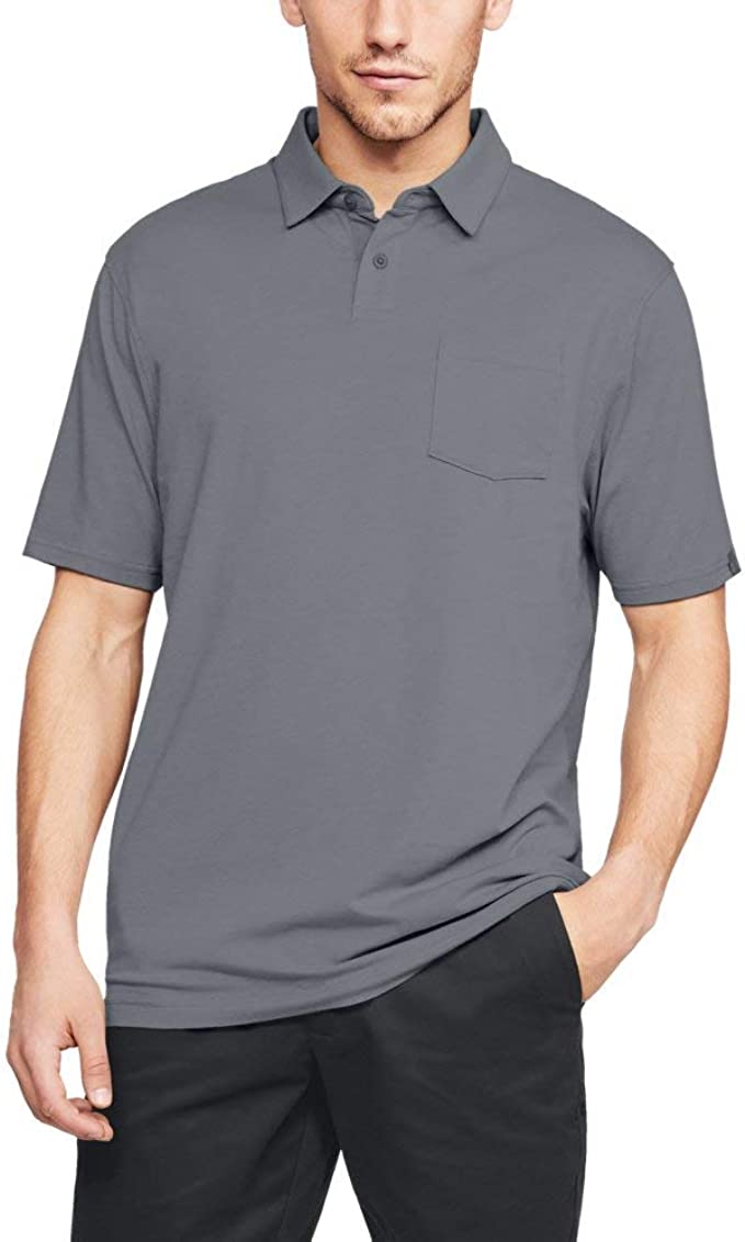 Under Armour Men's Men's New Charged Cotton Scramble Polo Polo (Pack of 1)