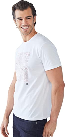 BORIS BECKER Men's T-Shirt Regular Fit Cotton Print Basil