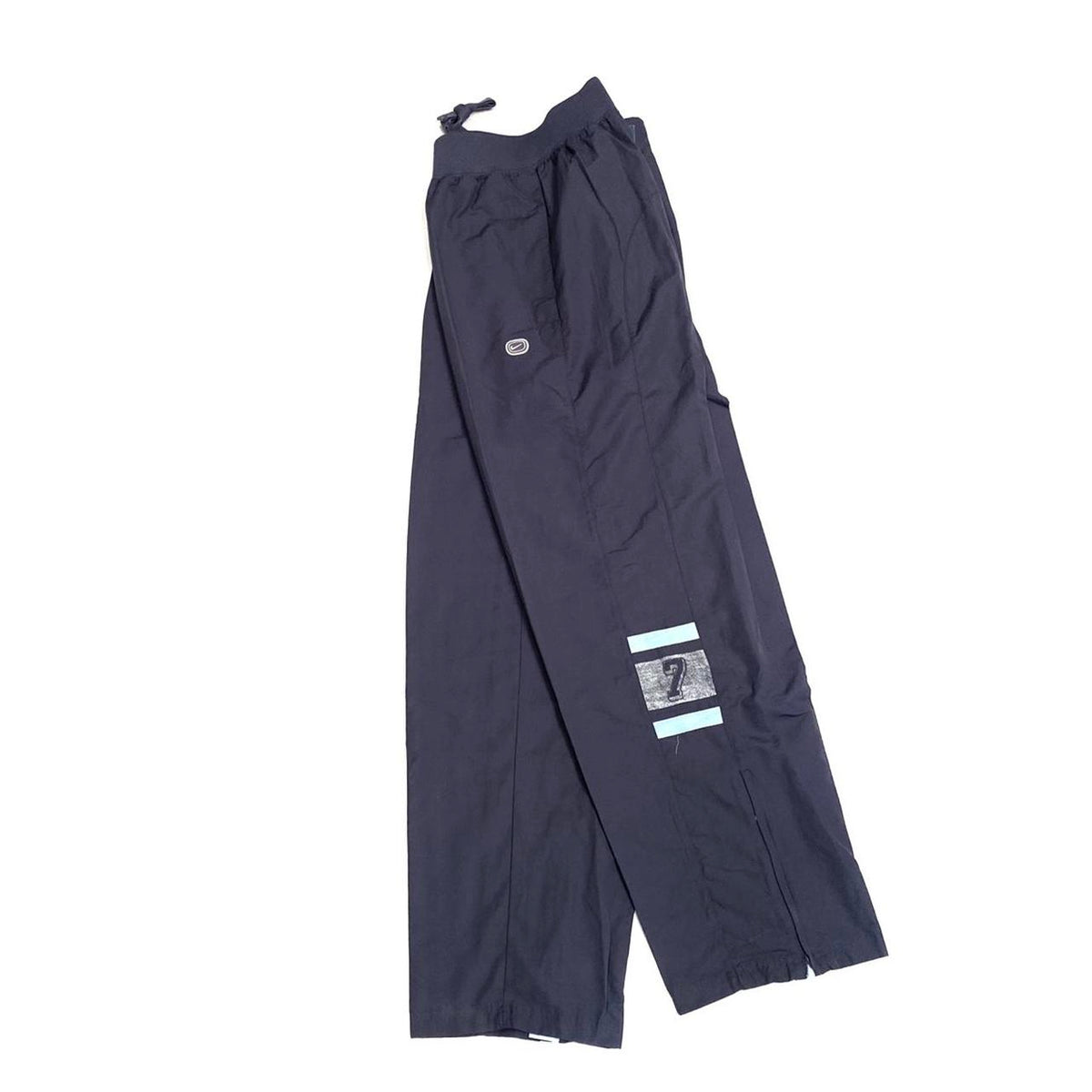 00s Deadstock Vintage Nike Trousers in Dark Grey / Blue
