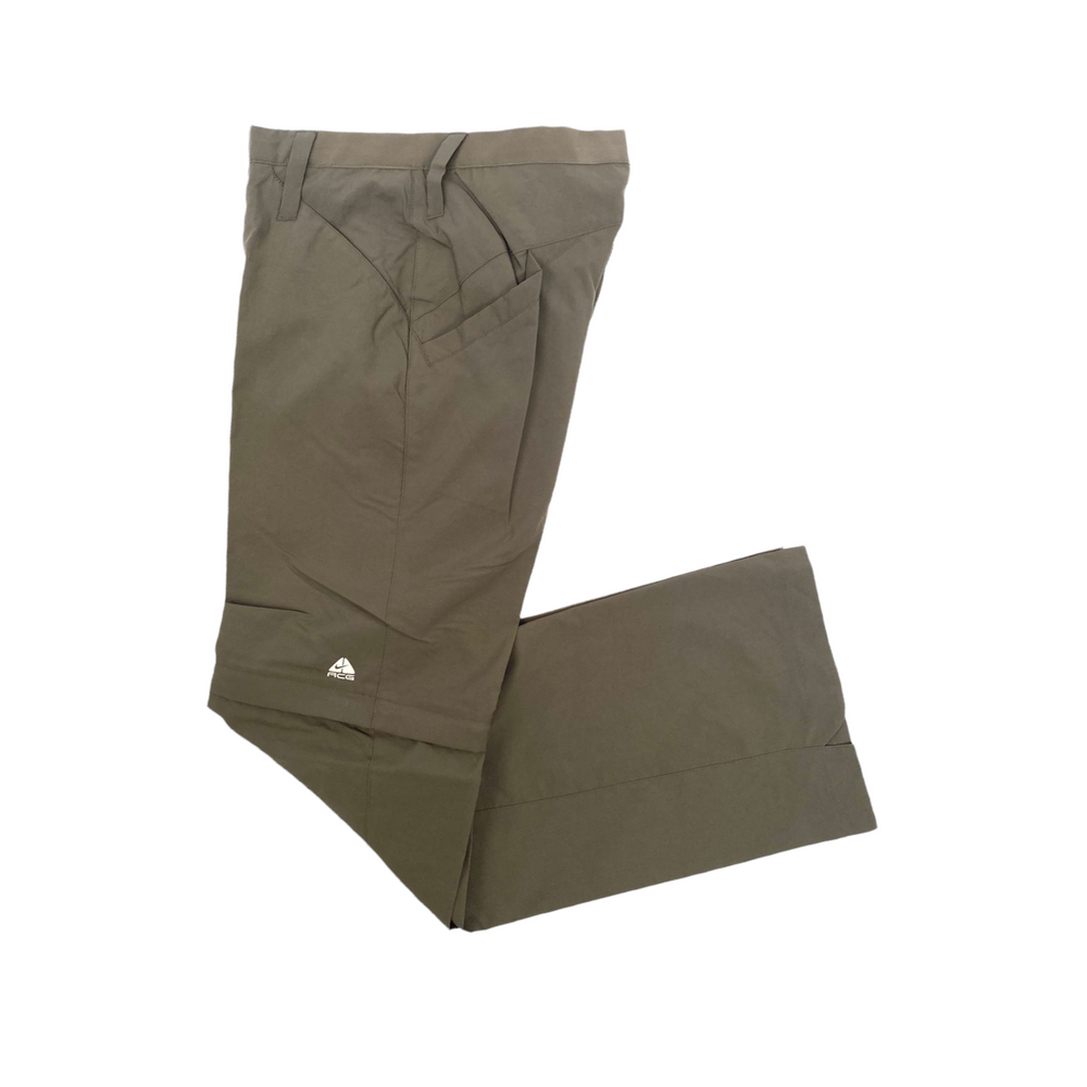 VINTAGE NIKE ACG 2 in 1 CARGO TROUSERS IN BROWN WOMENS - Not In Your Wardrobe™ - [Vendor]